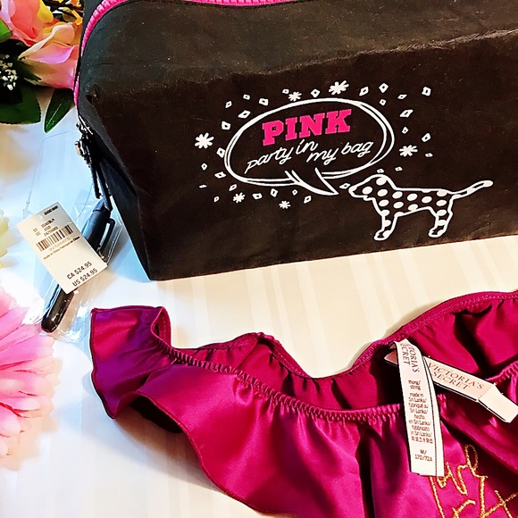 Pink Victoria’s Secret Combo. Intimate/Bag - Picture 3 of 13